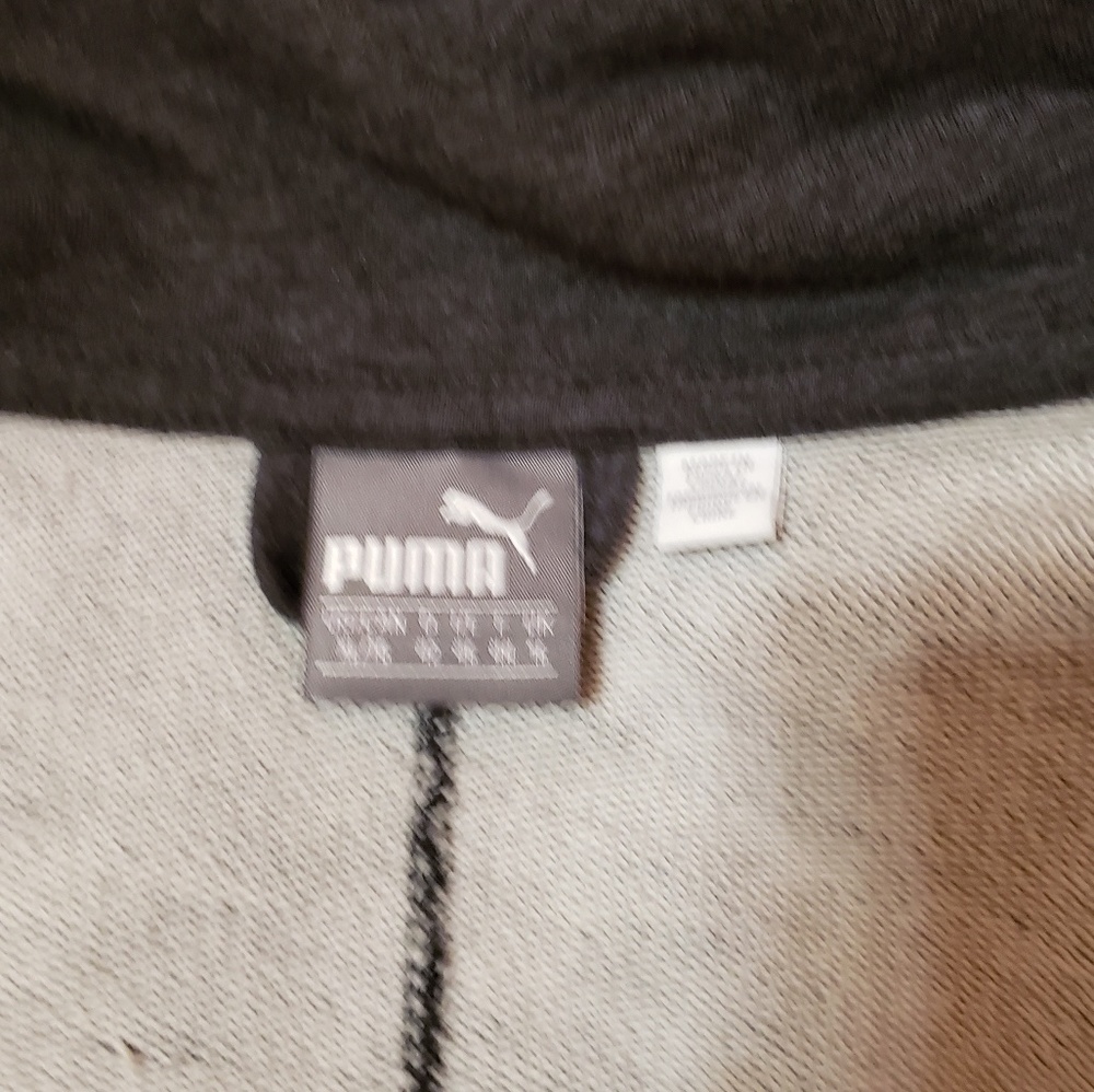 Women’s PUMA Dark Grey Asymmetrical Zip-Up Sweater Jacket - XL - Picture 4 of 5